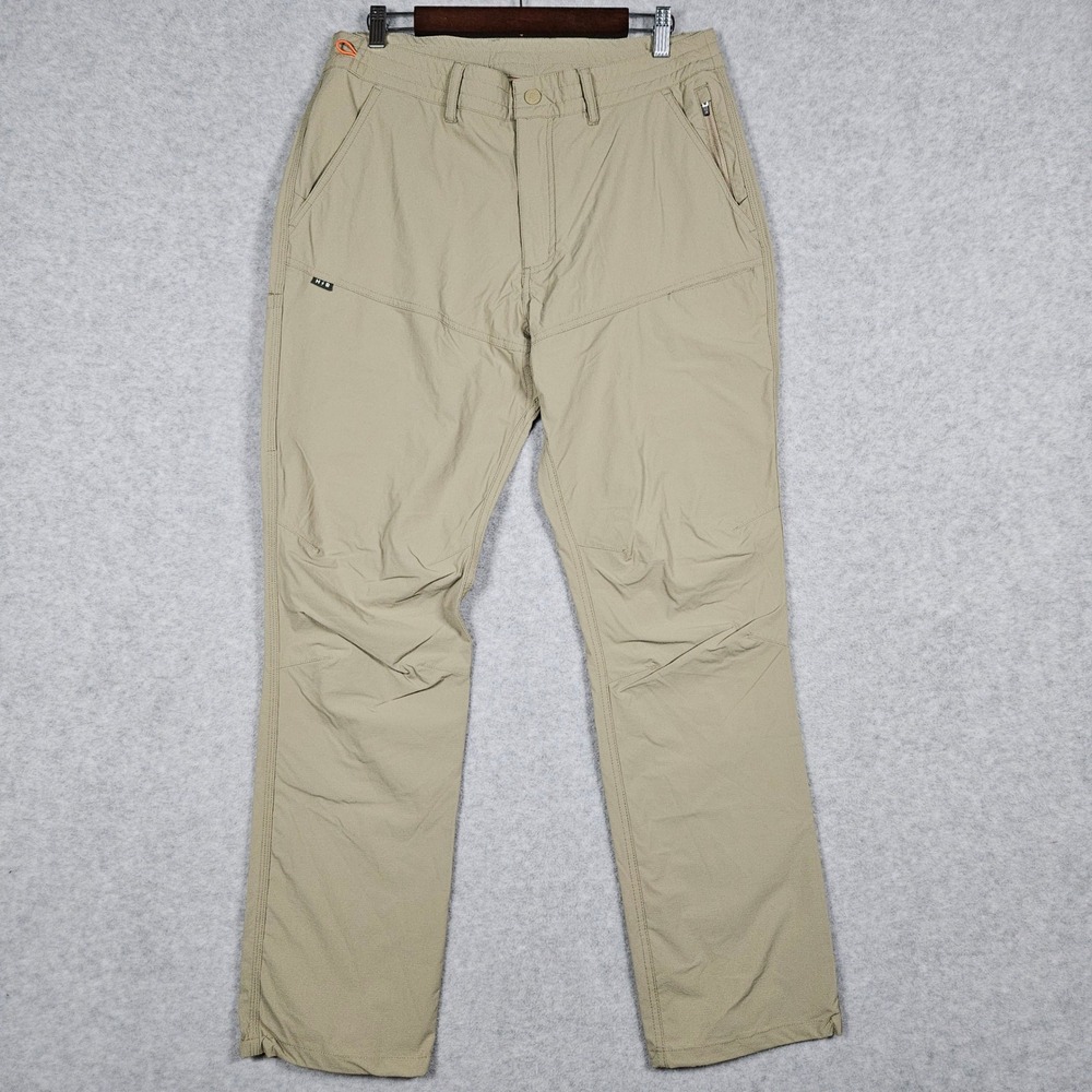Howler Bros (Men's 34x32) Khaki Tan Shoalwater Tech Pants Outdoor Hiking Fishing